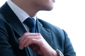  点と線で構成された3D風のネットワーク構造